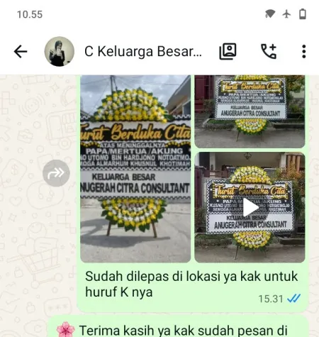 Pengiriman Papan Bunga Duka Gedebage