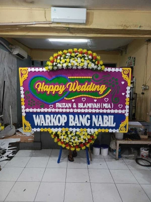 Papan Bunga di Gedebage