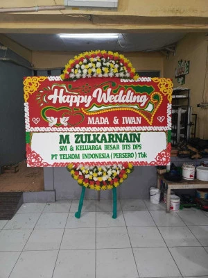 Papan Bunga di Gedebage