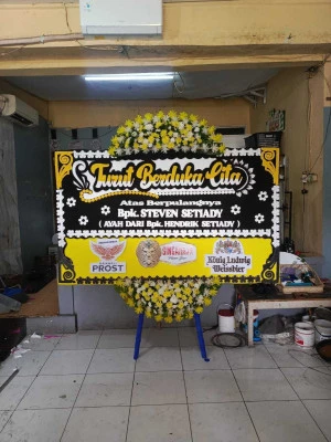 Papan Bunga di Gedebage